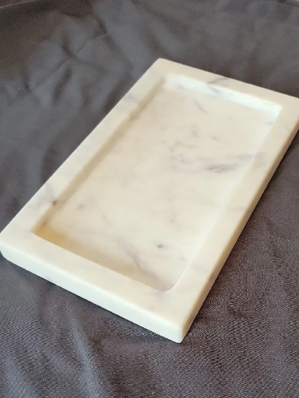 Laureli Marble Tray - White Marble